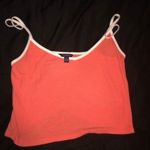 Peach Cropped Tank